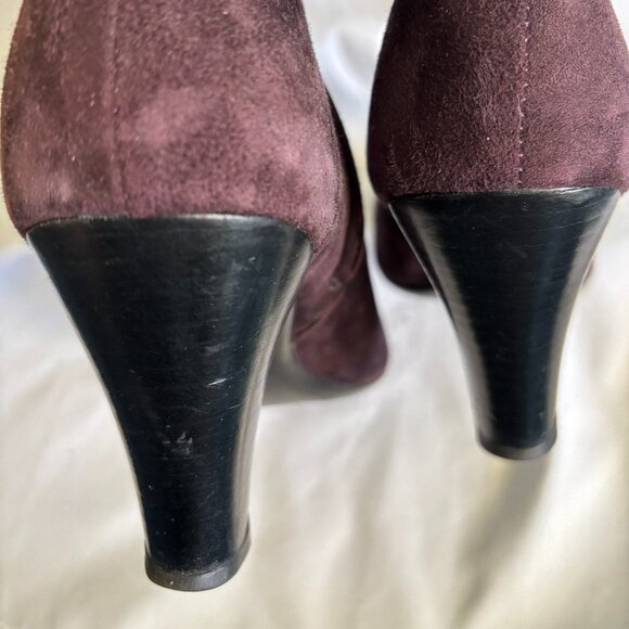 Sofft grape suede tall boots, women's size 8.5 - Picture 6 of 7